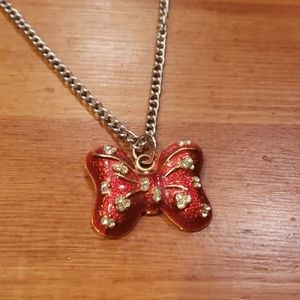 Disney Minnie Mouse Bow Necklace